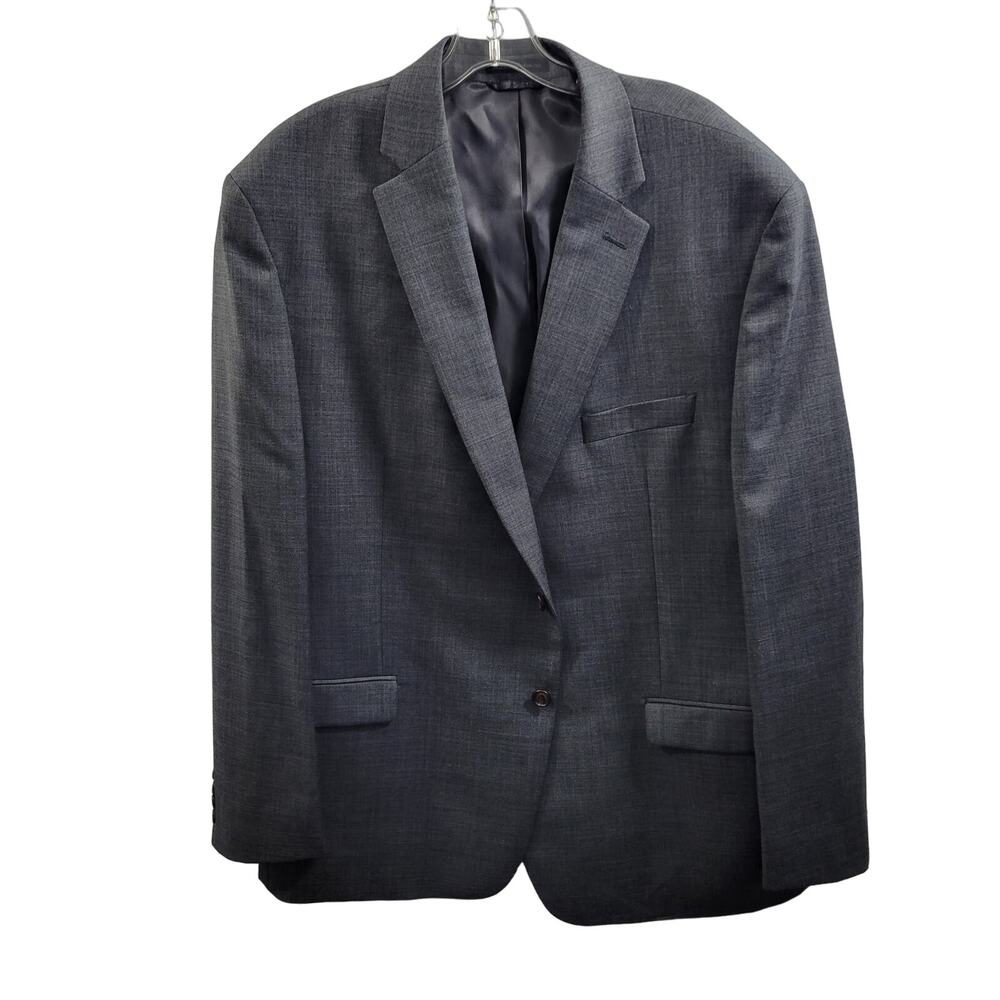 Lauren Ralph Lauren Gray 100% Wool Natural Stretch Sports Jacket Size 48R 11924 - Picture 7 of 10